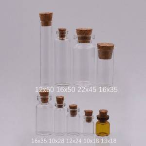 DIY klasszikus parafa üveg injekciós üveg parafa mini kívánó palackok ékszer készítés üveg medált