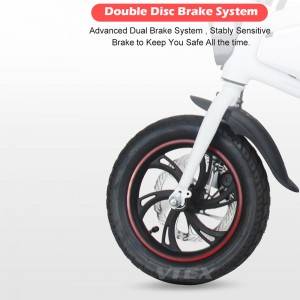 VK120B Pedal Seat Available 12 inch Foldable Electric Bike
