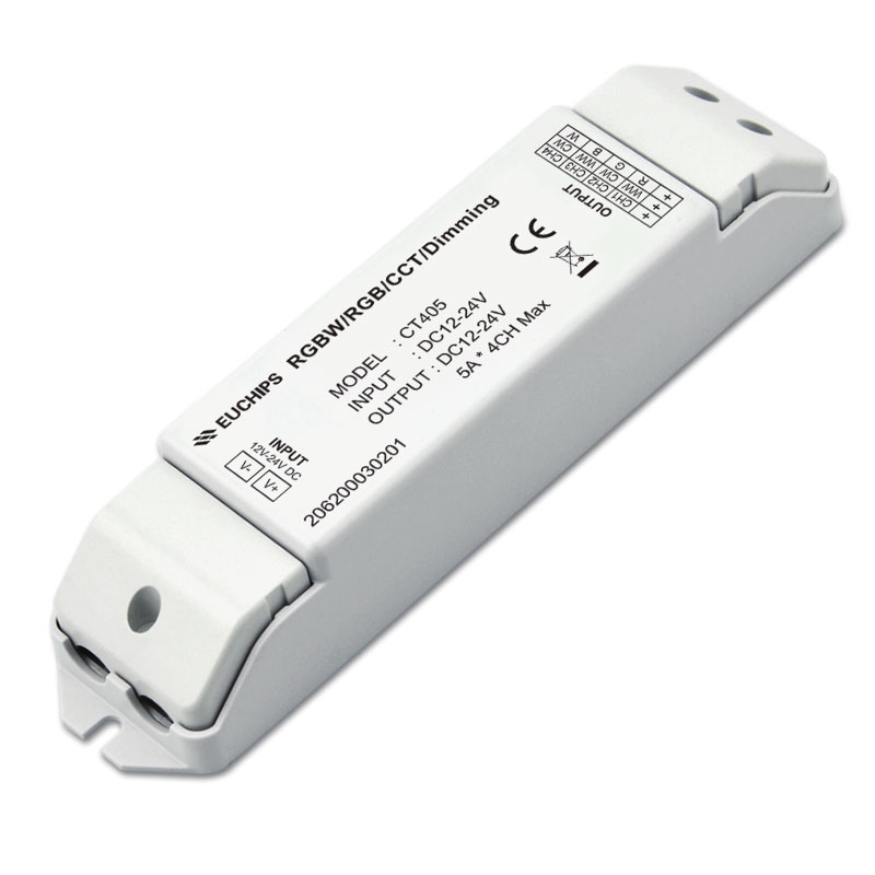 12-24VDC 4ch LED Wireless RGBW Controller CT405