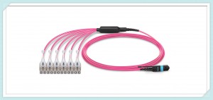 TRUNK CABLE MTP-HD TO LC-HD MULTIMODE FIBER PATCH CORD PUSH PULL TAB MTP TO LC UPC DUPLEX CABLE