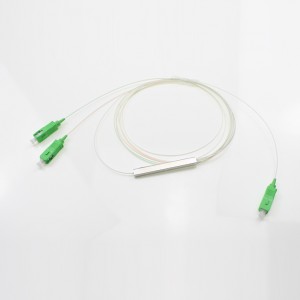 1 × 2 APC mini tube PLC Splitter