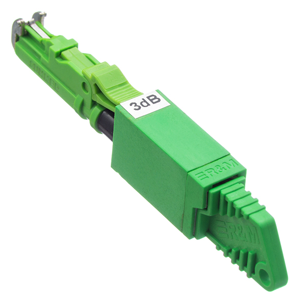 Europe style for Arc Fusion Splicer Fiber Cleaver Ftth Sm Mm Nzds Ds -
 E2000 APC Female to Male Attenuator – Evolux Lighting