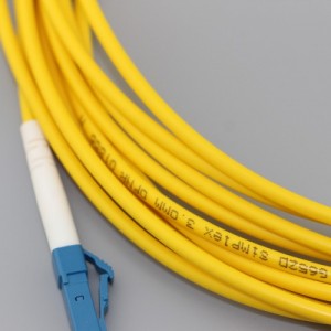 LC/PC to LC/PC Simplex G657A1 9/125 Singlemode LSZH Fiber Patch Cable