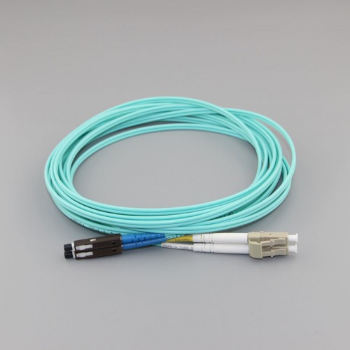OEM/ODM Manufacturer Fiber Optic Jumper -
 LC/PC to MU/UPC Duplex OM4 50/125 Multimode OFNP Fiber Patch Cable – Evolux Lighting