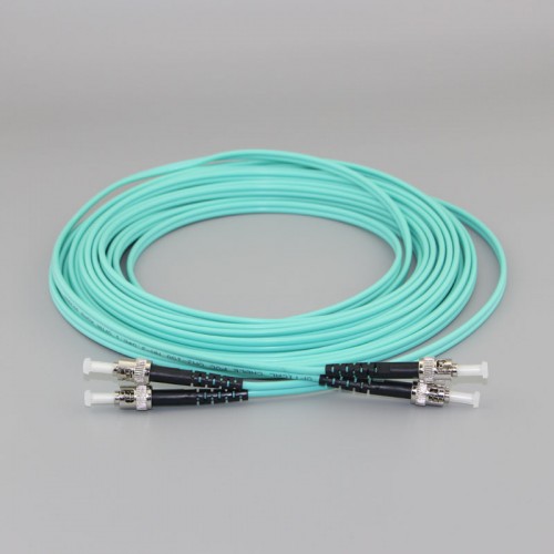 Wholesale Sc/fc/st/lc/mu/mtrj Connector -
 ST/UPC to ST/PC Duplex OM3 50/125 Multimode LSZH Fiber Patch Cable – Evolux Lighting