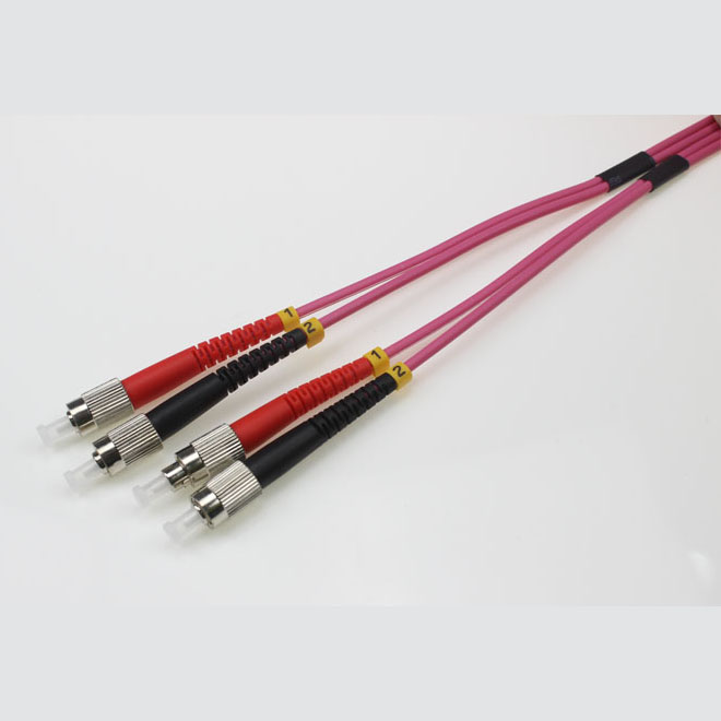 OEM manufacturer Field Assembly Optical Connector -
 FC UPC-FC UPC MM DX OM4 2.0mm Patch Cord red purple – Evolux Lighting
