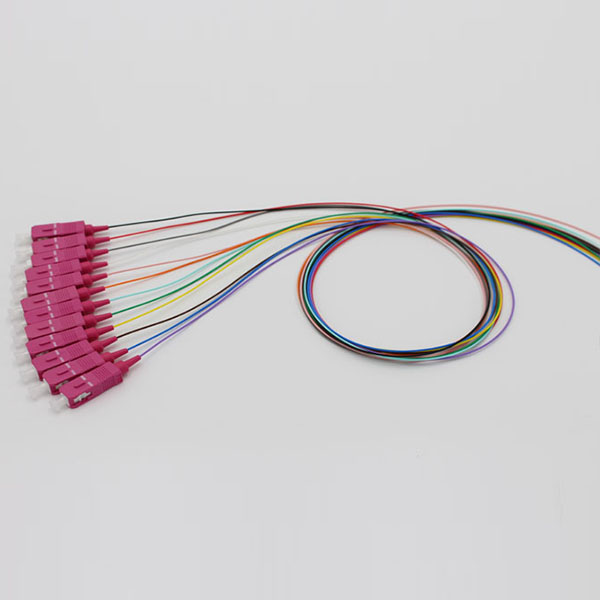 Rapid Delivery for Optic Bundle Pigtail -
 SC UPC 12 Color OM4 Pigtail – Evolux Lighting