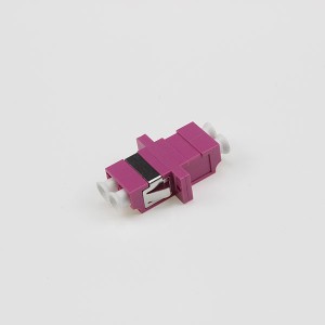 OEM/ODM Supplier Orange 62.5/125 Fiber Optic Cable -
 LC OM4 DX ADAPTER WITH EAR AND RING RED PURPLE – Evolux Lighting