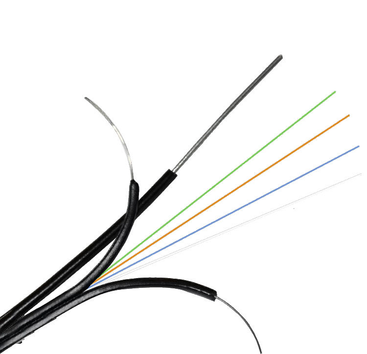 LSZH Sheath Fig 8 Tight Buffer 1-12 Cores FTTH Drop Cable Outdoor Self supporting Bow type Featured Image