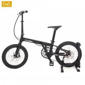 Carbon Folding Bike For Adults 20inch Wheel Shimano 9 Speed Easy Folding Dis- brake bike | Ewig