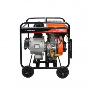 Professional China Tamping Rammer - 6″ Diesel Clear Water Pump SP605DE-1 with big fuel tank big trolley wheels – Excalibur