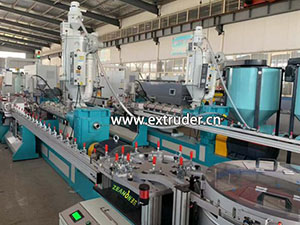 XINDACHENG Irrigation pipe production line container export