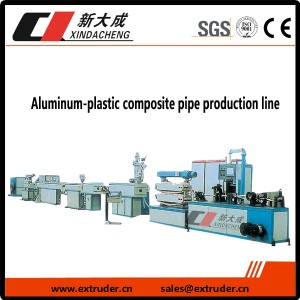 Aluminum-plastic composite pipe production line