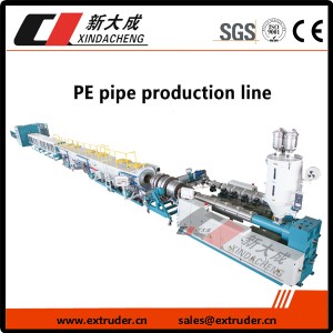 PE pipe production line