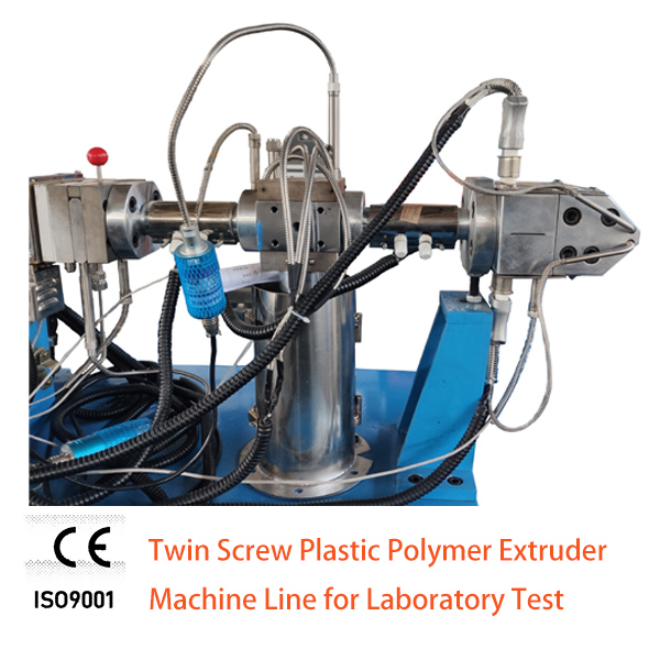 Lab.  Sheet Twin screw extruder PET Plasic Laboratory Extrusion Machine SHJ-20 Featured Image