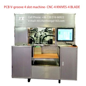 PCB  CNC 4 KNIVES V-GROOVE CUTTING MACHINE
