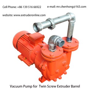 Twin screw vacuum pump 4 Plastic polymer extruder
