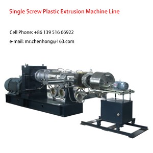 Single screw plastic extruder Single Screw Two stage extrusion group