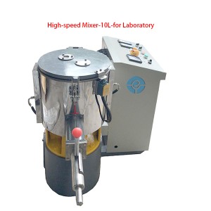 High-speed mixer Twin screw plastic extruder used 10L Laboratory mixer