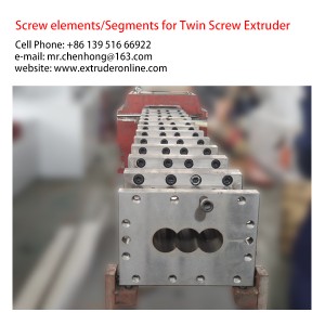 Multi screw three shafts barrel 3 screws plastic polymer extruder