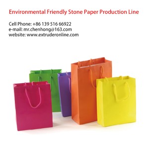 BIO Degradable Plastic Sheet Machine CaCo3 Filler plastic polymer extruder