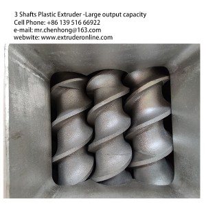 Three Shafts gearbox plastic polymer extruder gearbox