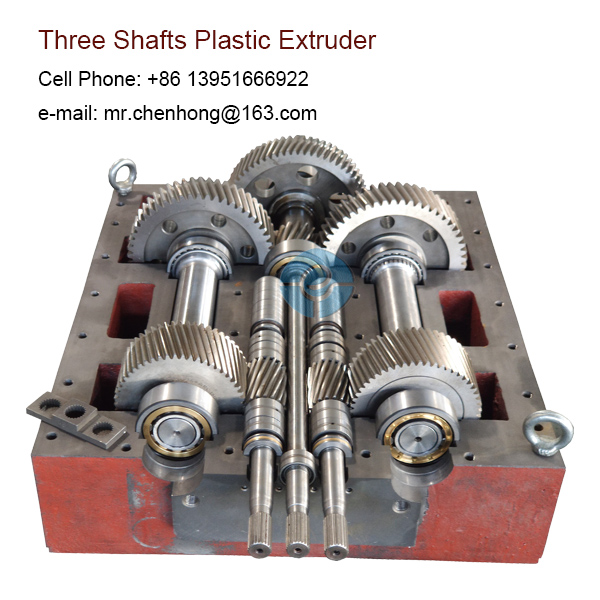 Three Shafts gearbox plastic polymer extruder gearbox Featured Image
