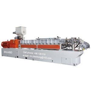BIO MESS Degradable plastic sheet machine extruder Filler master batch granules machine