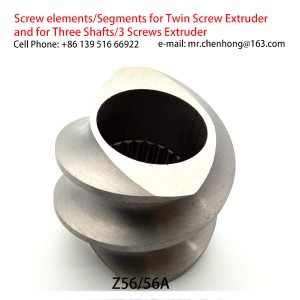 Segments Twin Screw elements Extruder Spare Parts twin Screw-Segment