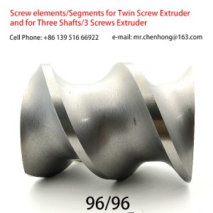 Twin Screw Extruder Screw elements Segment Convoying series