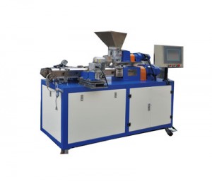 Chinese Professional Small scale extruder lab plastic pellet machine twin screw extruder