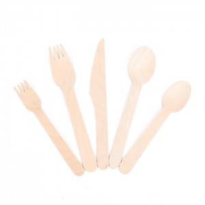 Wholesale Biodegradable Disposable Wooden Cutlery