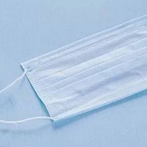 Chinese Professional Blue Earloop Pleated 3 Ply Medical Procedure Disposable Surgical Mask