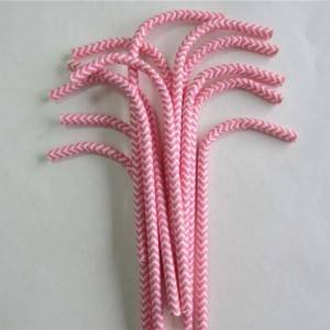 Wholesale Bendable Pollution-free Eco-friendly Paper Straws Custom