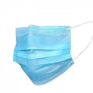 Chinese Professional Blue Earloop Pleated 3 Ply Medical Procedure Disposable Surgical Mask