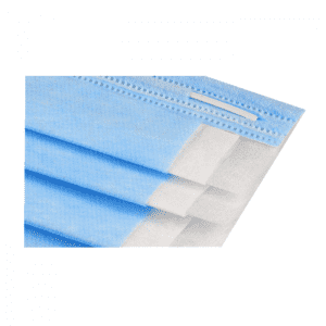 Factory directly Adult mask nonwoven light blue disposable dental face mask 3ply medical facemask with earloop