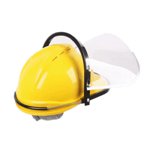 Hot Sale Yellow Color Best Quality Portable Safety Protective Face Shield Helmet