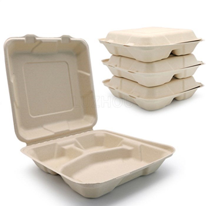 Environmental Protection Tableware Clamshell For Food Packaging