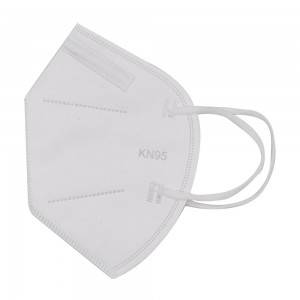 White Color 5 Layers Civil Use Disposable Protective KN95 Face Mask