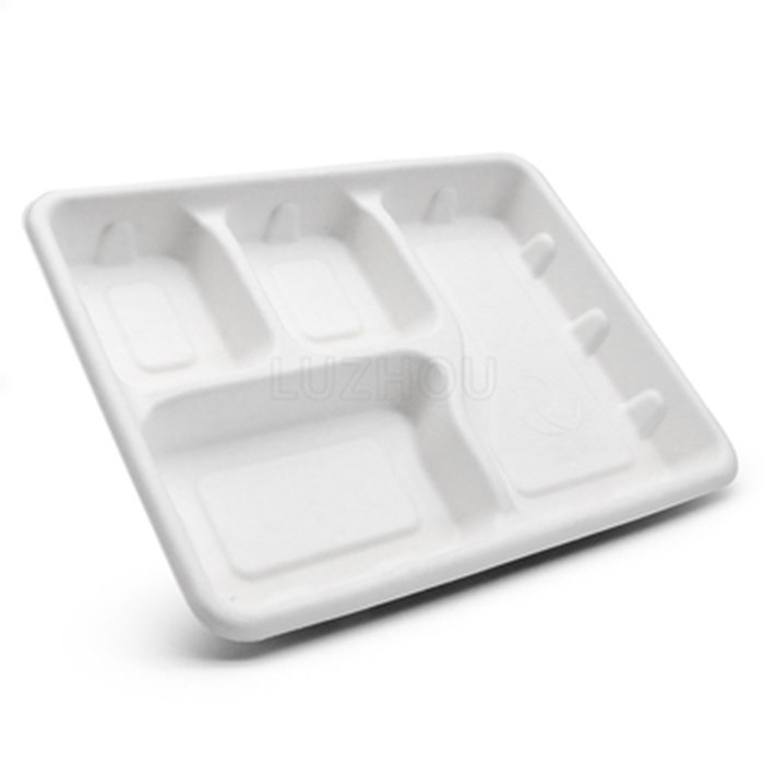 Economic Hot Sale Paper Food Container Biodegradable Tableware Tray Featured Image