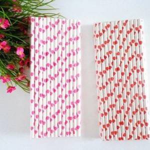 2019 High quality Film Wrapped Bamboo Design Drinking Paper Straws