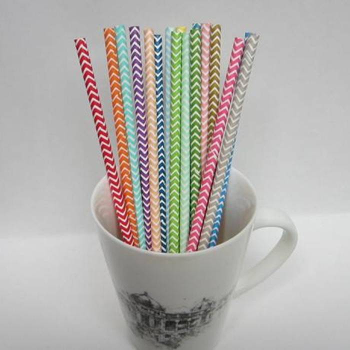 Wholesale Food Grade Colorful Paper Straws Pipe Custom Featured Image
