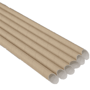 Wholesale 140-160mm Brown Pollution-free Paper Straws Pipe Custom