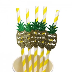 Bright Colors Beautiful Appearance Safe Paper Straw