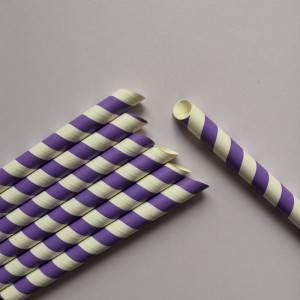 Manufacturing Companies for China 6*197mm Biodegradable Disposable Wrapped Paper Straws