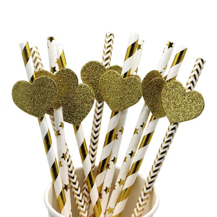 Multicolor Disposable Paper Straw For Party Decoration Featured Image