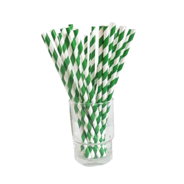 Colorful Printed Food Safe Grade Paper Straw For Party Decoration Featured Image