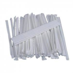 Easy To Degrade Tasteless Straw Wrapping Paper Custom For  Wrapping Drinking Straws