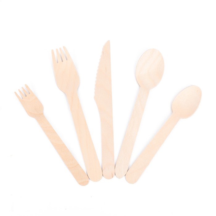 Natural Biodegradable Hot Sale Cutlery Set Wooden Tableware Featured Image