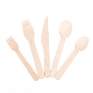 Eco-Friendly Food Grade Wooden Tableware For Camping